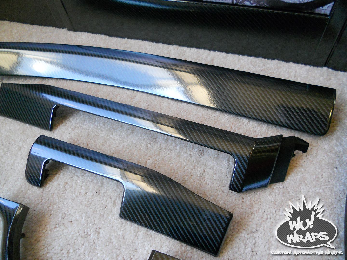 BMW e46 coupe interior trim Avery Supreme Brushed Titanium vinyl wrap Wu! Wraps seatt